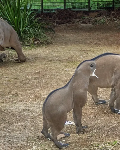 Prompt: i went to a zoo last summer and saw a really cool animal. don't know what it is though.