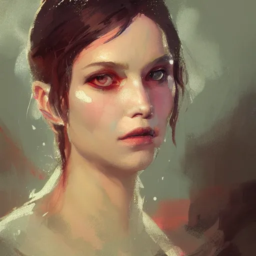 Prompt: seraphine portrait trending on artstation, painted by greg rutkowski