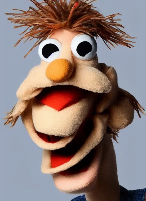 Image similar to Jamie Campbell Bower as a muppet