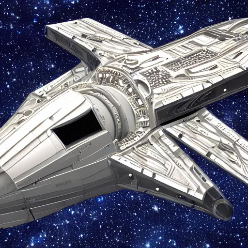 Prompt: ultra realistic and intricate detailed photograph of the spaceship