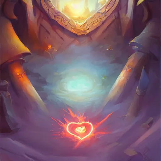 Image similar to heartstone magic loot stuff game icon fantasy art, 2d game art, official art, concept art , behance hd , concept art by Jesper Ejsing, by RHADS, Makoto Shinkai