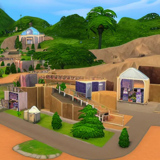 Image similar to the sims diamond mine expansion