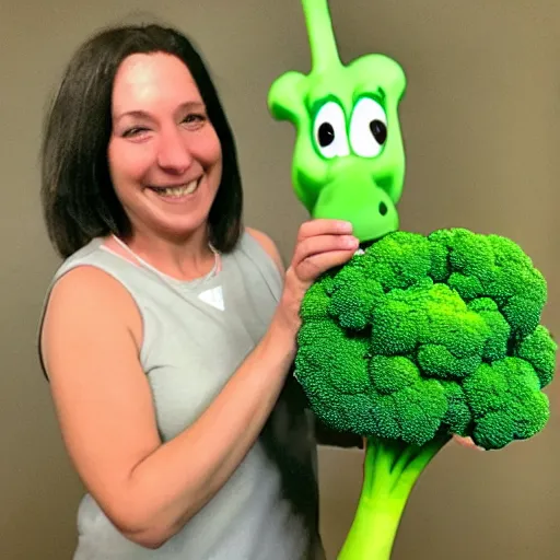 Image similar to Gooby winning the 2091 Broccoli Awards