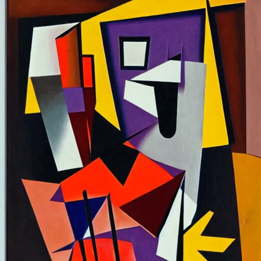 Image similar to Samuel Veksler Jazz Party Cubism