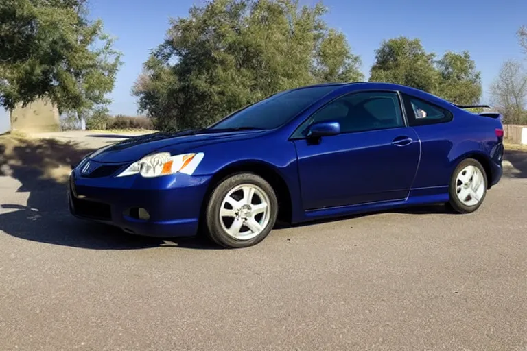 Image similar to 2004 dark blue acura rsx