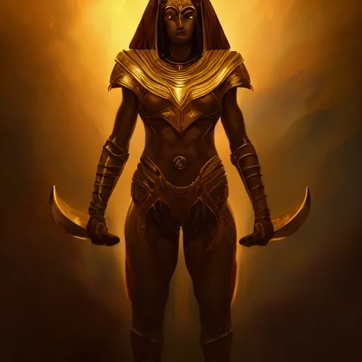 Prompt: Anubis female warrior portrait, atmospheric lighting, painted, intricate, volumetric lighting, beautiful, rich deep colors masterpiece, golden hour, sharp focus, ultra detailed, by Leesha Hannigan, Ross Tran, Thierry Doizon, Kai Carpenter,Ignacio Fernández Ríos