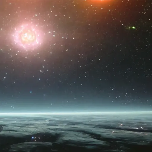 Image similar to infinite galaxies, beautiful, epic cinematic scene