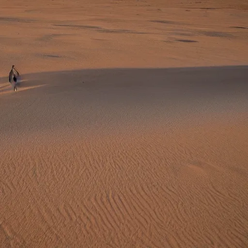 Prompt: 🐙 🐋🤖👽 🐳 in desert, photography by bussiere rutkowski andreas roch