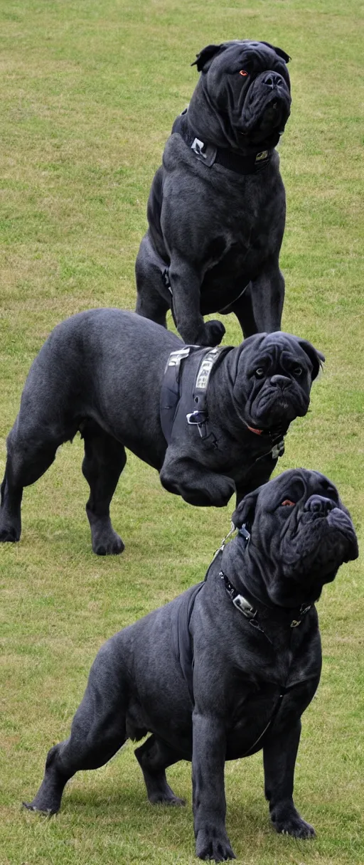 Image similar to armored cane corso