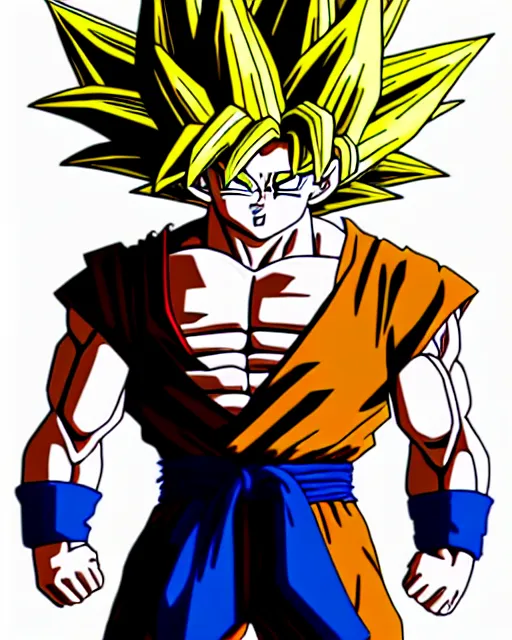 Prompt: dragon ball goku