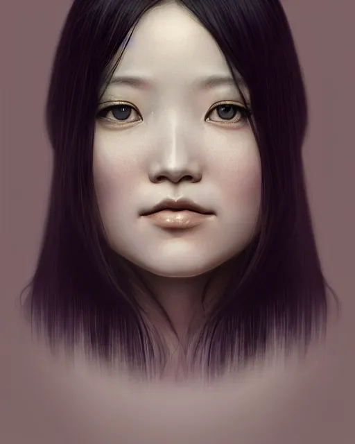 Prompt: touka a japanese woman, half body portrait, long black hair, playful smile, female beauty, symmetrical face hyperrealism, backlit, pastel color gradients, by keathe butcher and joe fenton and greg rutkowski, soft lighting, sharp details