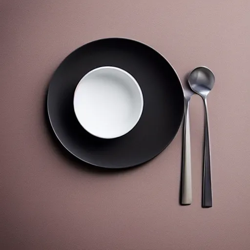 Prompt: “a cup and plate by Zaha Hadid”