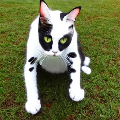 Image similar to cat as a mime