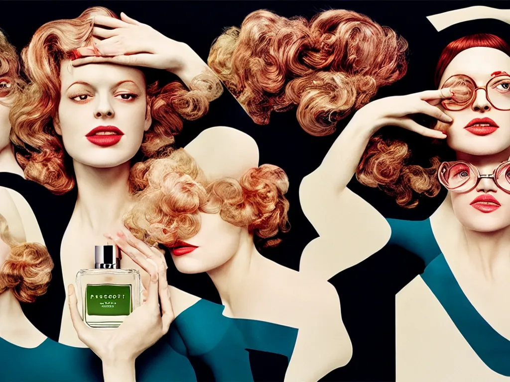 Image similar to portrait fragrance advertising campaign by alex prager detailed, intricate