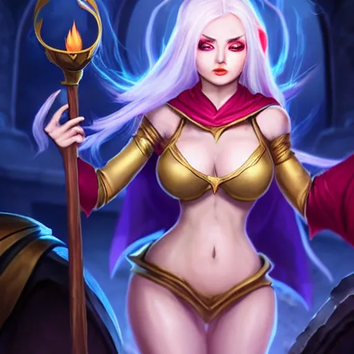 Prompt: /!\ he sorceress, wearing a robe, casts a fire ball/!\. League of legends. Standing, she has tiny abdomen & insanely inflated hips body & insanely detailed face (eyes, mouth, hair) & insanely coherent arms (elbows, hands, 5 fingers). Full body realistic, sharp focus, 8k high definition, insanely detailed, intricate, elegant, smooth, sharp focus, illustration, ArtStation, art by 100% Hearthstone