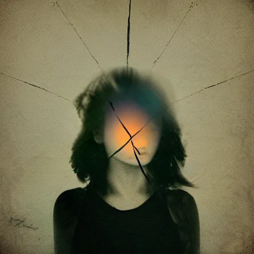 Image similar to never let them take the light behind your eyes, digital art, conceptual art