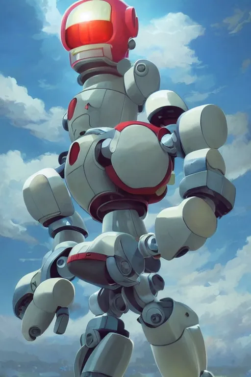 Image similar to metabots medabots medarotto medarot robot, behance hd by jesper ejsing, by rhads, makoto shinkai and lois van baarle, ilya kuvshinov, rossdraws global illumination ray tracing hdr radiating a glowing aura