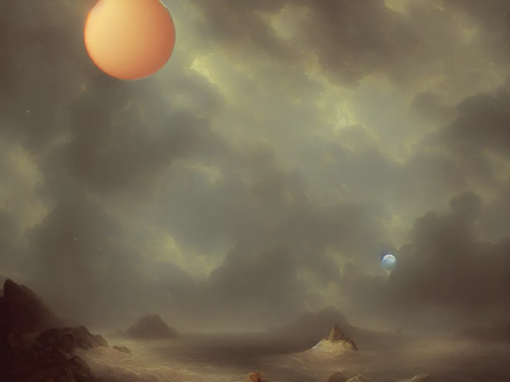 Prompt: f / 4 aperture, the universe is a spheroid region 7 0 5 meters in diameter, sunlight study, art nouveau, by rachel ruysch and ( ( ( ( ( ivan aivazovsky ) ) ) ) ) and ( ( ( ( ( lisa frank ) ) ) ) ), 8 k, octane render