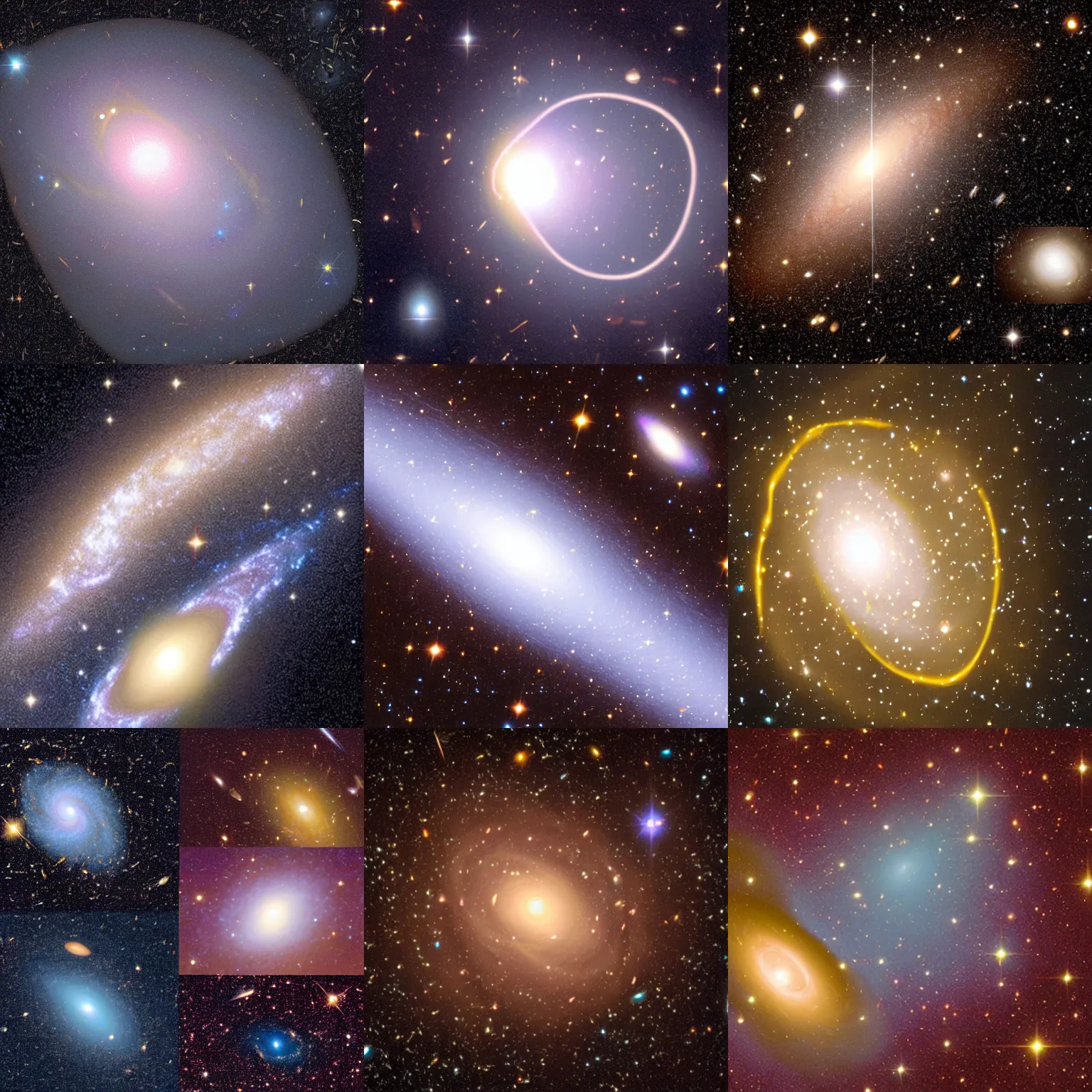 Prompt: photo of distant galaxies, by the james webb space telescope