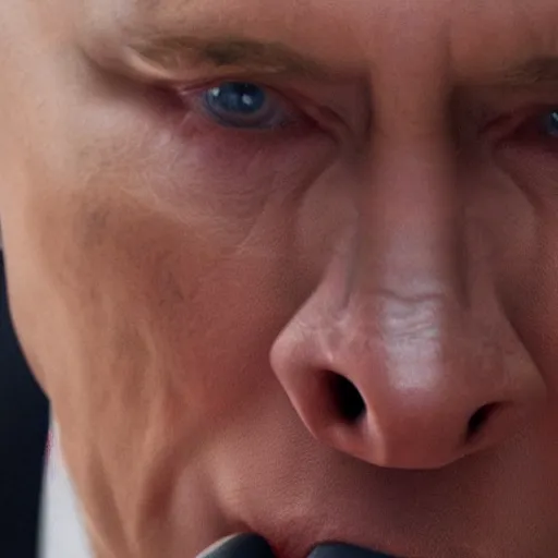 Prompt: cinematic portrait of putin sniffing coke using cocaine drugs high detailed 8 k insane detail