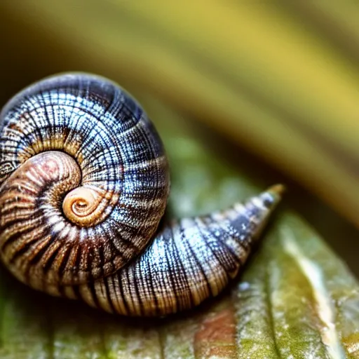 Prompt: snail that looks like a nose