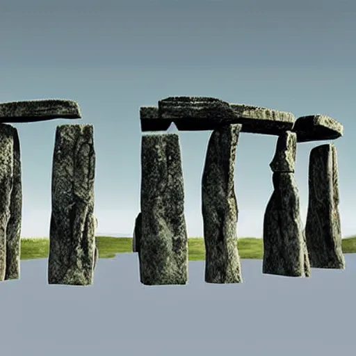 Prompt: if stonehenge was in star wars, concept art.