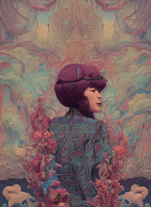 Image similar to yunnan : : by martine johanna and simon stalenhag and chie yoshii and casey weldon and wlop : : ornate, dynamic, particulate, rich colors, intricate, elegant, highly detailed, centered, artstation, smooth, sharp focus, octane render, 3 d