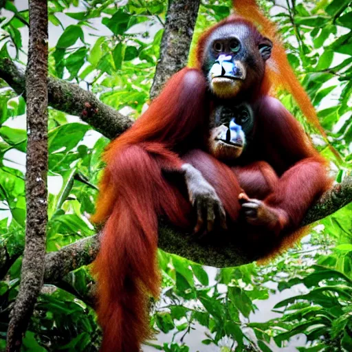 Prompt: orangutan