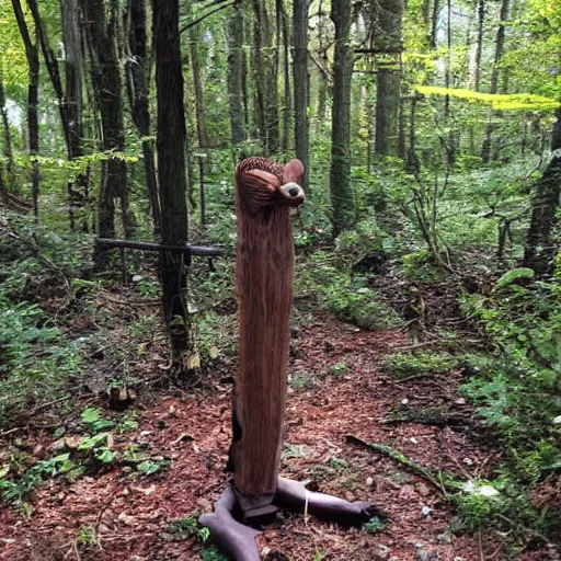 Prompt: i found this thing in the woods, trending