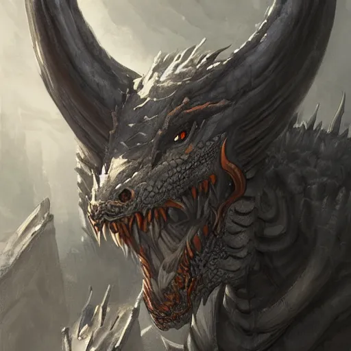 Prompt: a portrait of a grey old , dragon!, dragon!, dragon!, dragon!, dragon!,dragon!,spiral horns!, dragon!, dragon!, dragon!, dragon!,dragon!, dragon!, dragon!, dragon!, werewolf,dragon! man, epic fantasy art by Greg Rutkowski