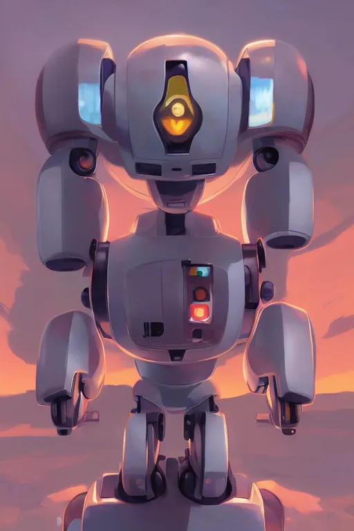 Image similar to metabots medabots medarotto medarot robot minimalist comics, behance hd by jesper ejsing, by rhads, makoto shinkai and lois van baarle, ilya kuvshinov, rossdraws global illumination ray tracing hdr radiating a glowing aura