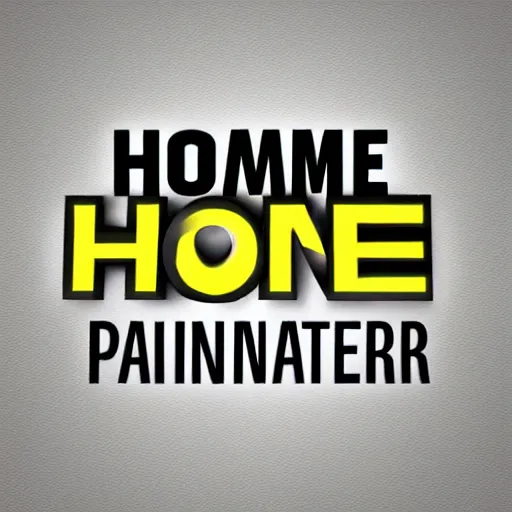 Prompt: logo for a buisness of home painter