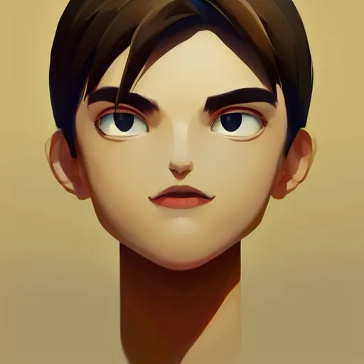 Image similar to face icon stylized minimalist nintendo ds, loftis, cory behance hd by jesper ejsing, by rhads, makoto shinkai and lois van baarle, ilya kuvshinov, rossdraws global illumination