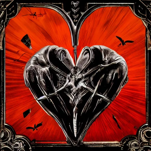 Image similar to metalheart album cover