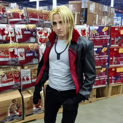 Image similar to edward elric at costco