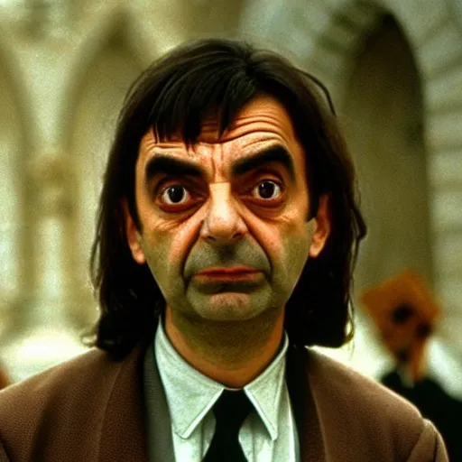 Prompt: mr bean in the passion of the christ