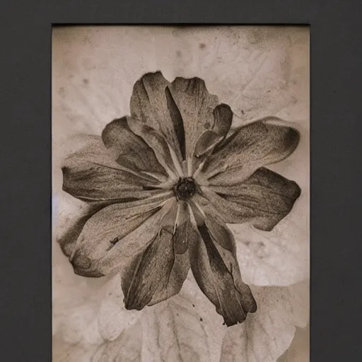 Image similar to The print is a beautiful and haunting work of art of a series of images that capture the delicate beauty of a flower in the process of decaying. The colors are muted and the overall effect is one of great sadness. by Leticia Gillett, by Pete Turner tender, blocks