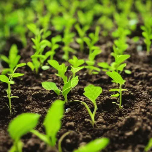 Image similar to plants growing into human form, shallow depth of field, gestalt