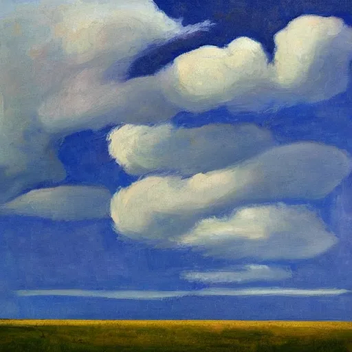 Prompt: In this sculpture, the artist has created a beautiful and evocative image of the American landscape. The rich and vibrant colours of the sky and earth are offset by the stark white of the clouds, creating a sense of movement and energy. The composition is simple and elegant, with the horizon line bisecting the canvas and the clouds seeming to float in the air. There is a sense of calm and serenity in the sculpture, which is enhanced by the soft, gentle light. This is a beautiful and atmospheric sculpture which captures the essence of the American landscape. light orange by Ivan Aivazovsky expressive