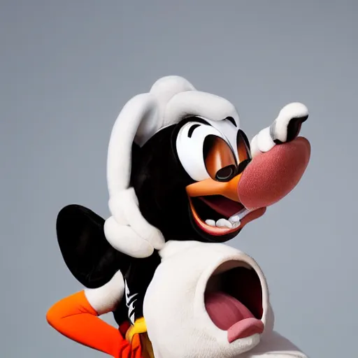 Image similar to real life goofy, photoshoot