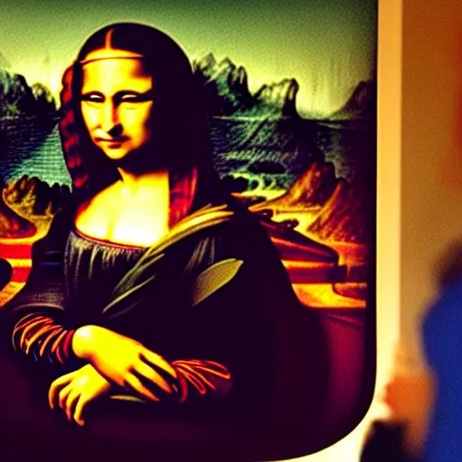 Image similar to lady gaga as mona lisa