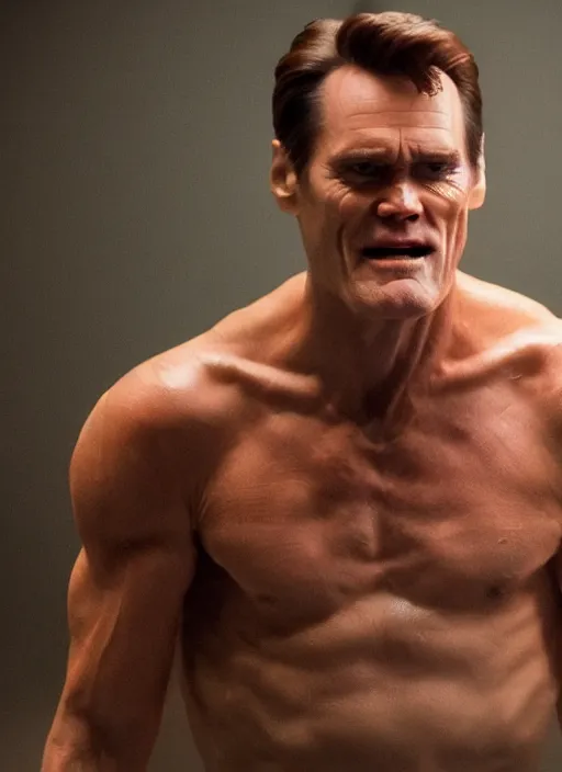 Image similar to jim carrey in elden ring universe, full body, studio lights, 8 k hd.