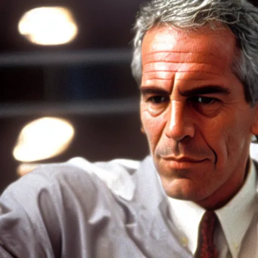 Prompt: Jeffrey Epstein in American Psycho (1999)