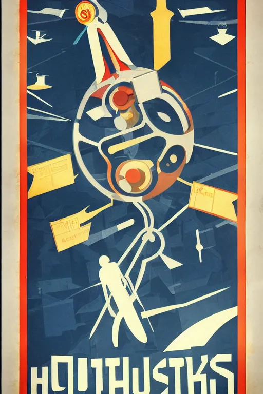 Prompt: futurist propaganda poster for digital humanities
