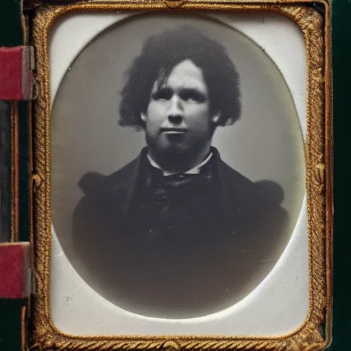 Image similar to daguerreotype portrait of gzuz, very detailed, very intricate,