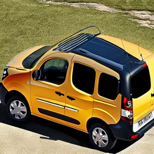 Image similar to Renault Kangoo as a monstertruck