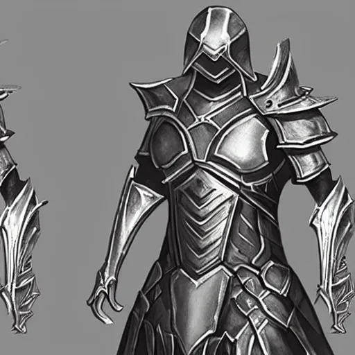 Image similar to infinity blade concept art, armor