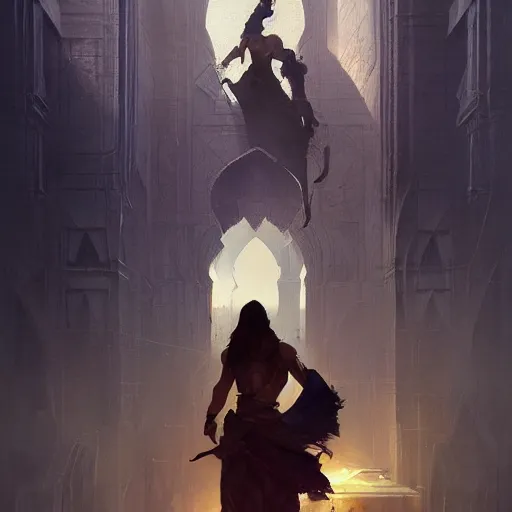 Prompt: prince of persia trending on artstation by greg rutkowski