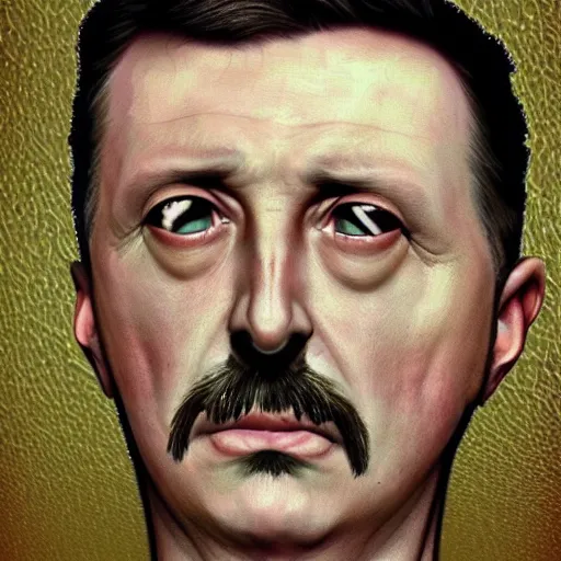 Image similar to igor ivanovich strelkov became a cringe lovecraftian degenerate abomination, photo - realistic, color image, 2 k, highly detailed, bodyhorror, occult art