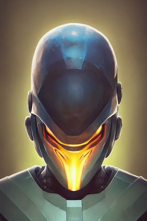 Image similar to epic mask helmet robot ninja portrait stylized as fornite style game design fanart by concept artist gervasio canda, behance hd by jesper ejsing, by rhads, makoto shinkai and lois van baarle, ilya kuvshinov, rossdraws global illumination radiating a glowing aura global illumination ray tracing hdr render in unreal engine 5